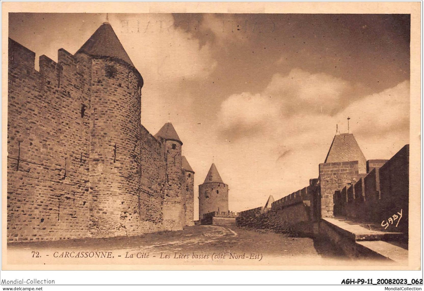 AGHP9-0575-11 - CARCASSONNE - La Cité - Les Lices Basses - Carcassonne