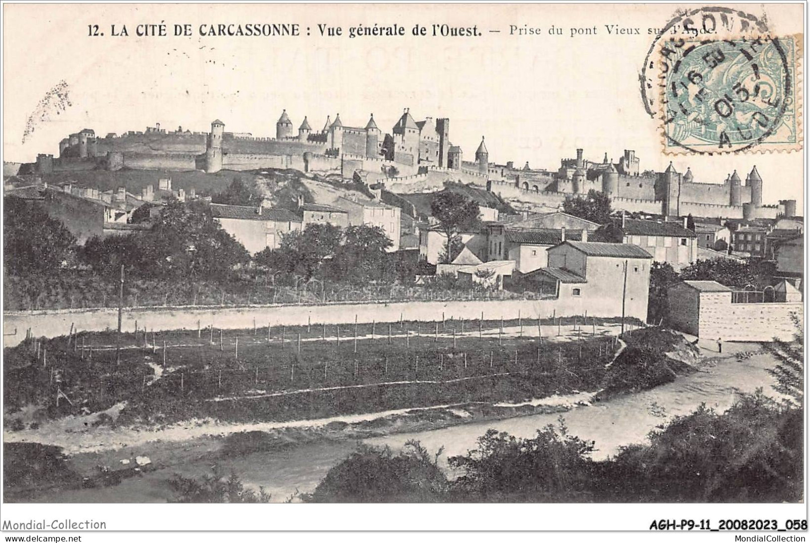 AGHP9-0573-11 - LA CITE DE CARCASSONNE - Vue Générale De L'ouest - Carcassonne
