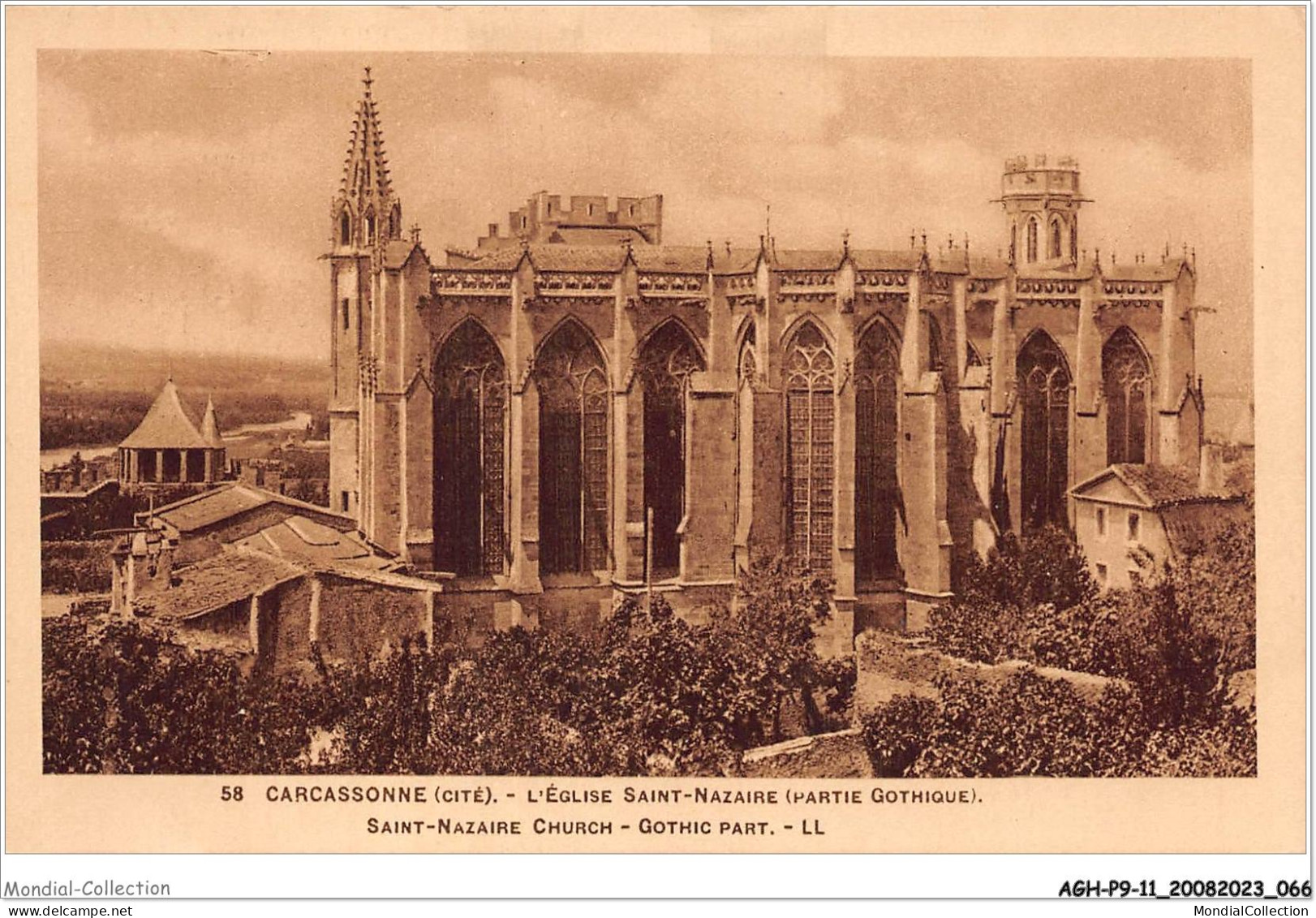 AGHP9-0577-11 - CARCASSONNE - L'église Saint-nazaire - Carcassonne
