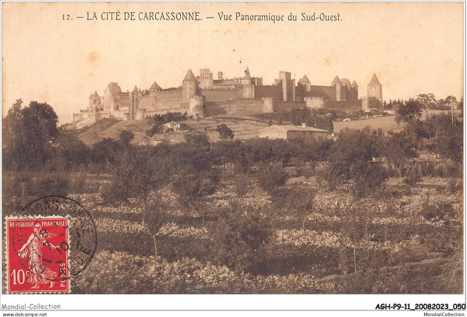 AGHP9-0569-11 - LA CITE DE CARCASSONNE - Vue Panoramique Du Sud-ouest - Carcassonne