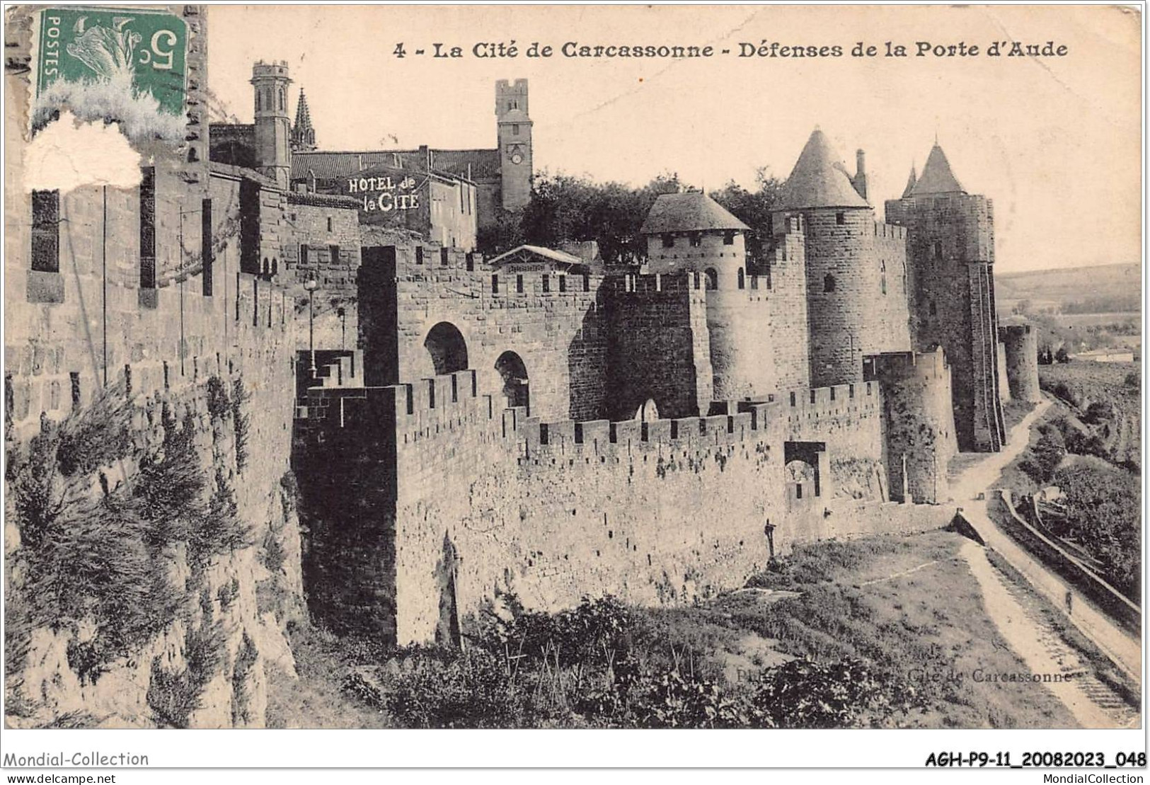 AGHP9-0568-11 - LA CITE DE CARCASSONNE - Défenses De La Porte D'aude - Carcassonne