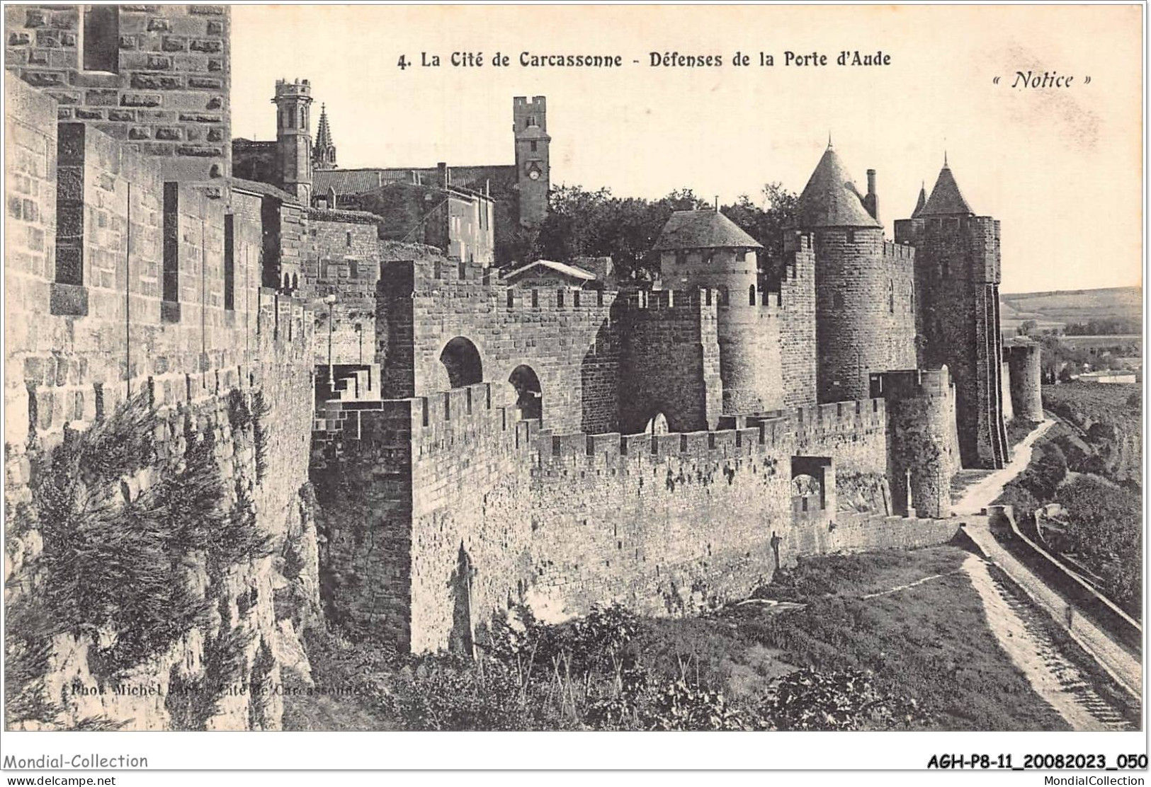 AGHP8-0505-11 - LA CITE DE CARCASSONNE - Défenses De La Porte D'aude - Carcassonne
