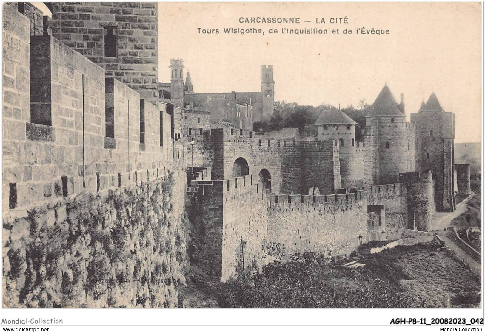 AGHP8-0501-11 - CARCASSONNE - La Cité - Tours Wisigothe - De L'inquisition Et De L'éveque - Carcassonne