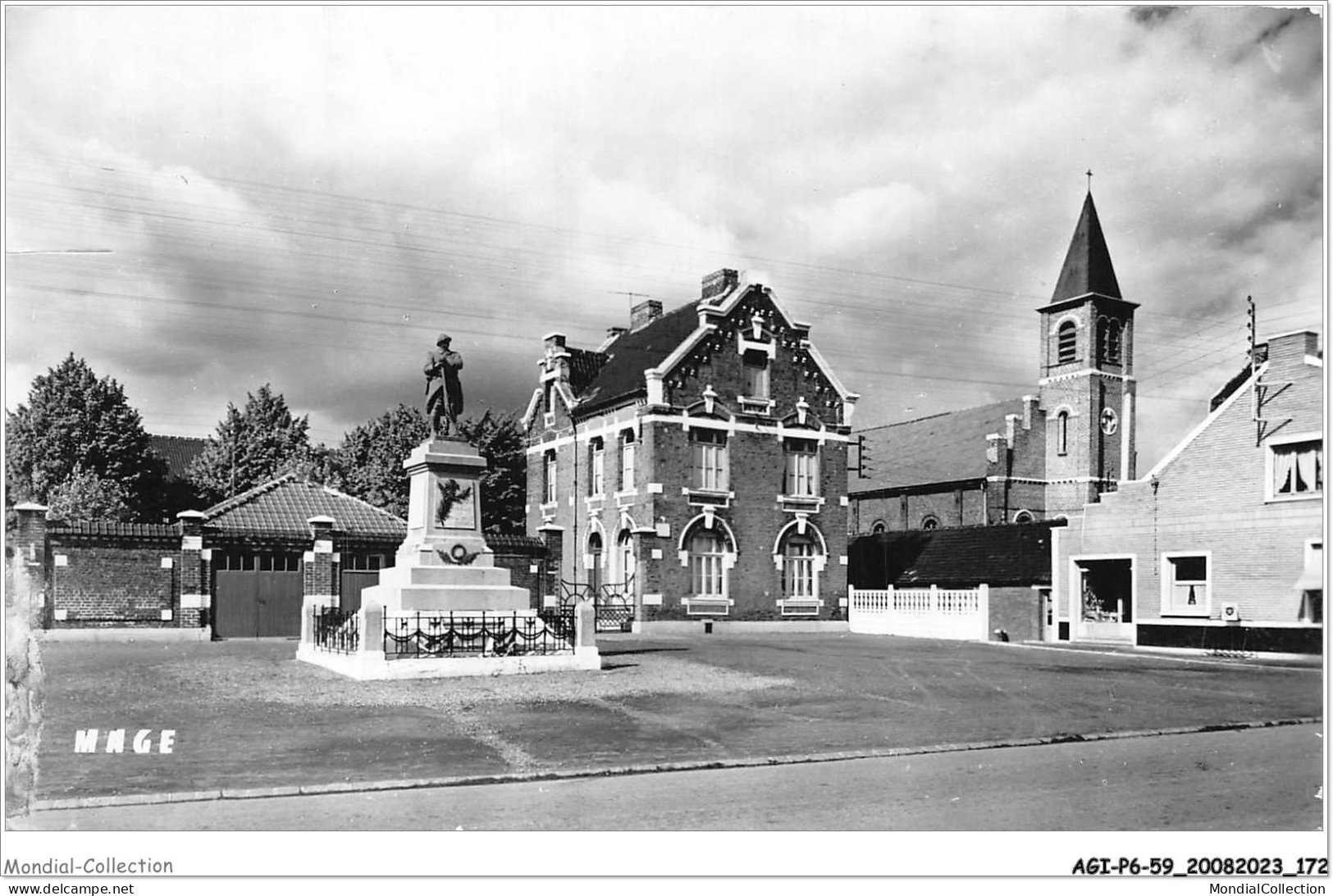 AGIP6-59-0494 - DEULE - Pont De La Deule, Eglise, Munument, école  - Other & Unclassified