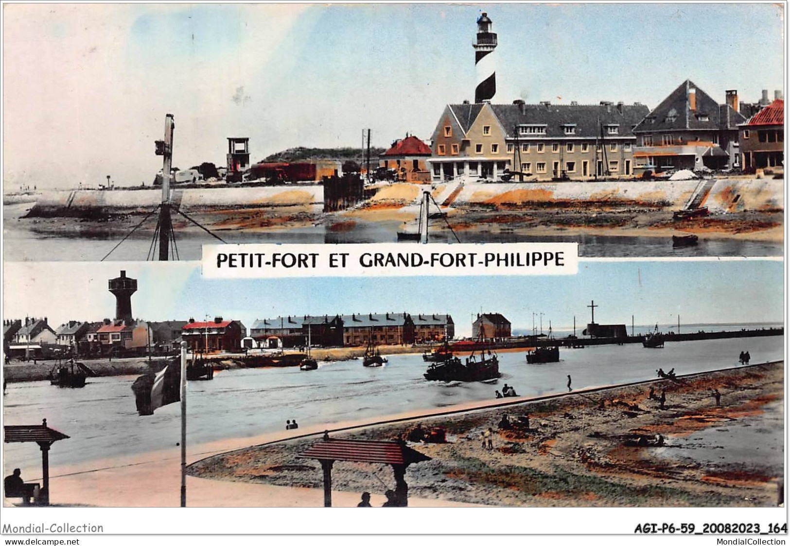AGIP6-59-0489 - PETIT-FORT ET GRAND-FORT-PHILIPPE - La Pointe Du Phare - Le Port  - Other & Unclassified