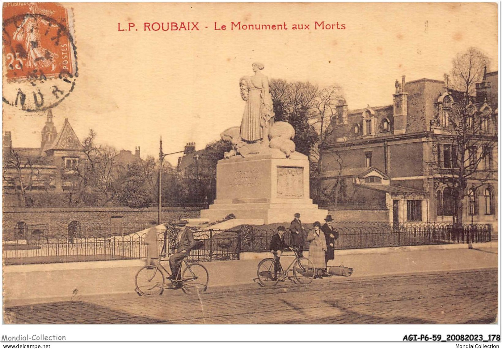 AGIP6-59-0497 - ROUBAIX - Le Monument Aux Morts  - Roubaix