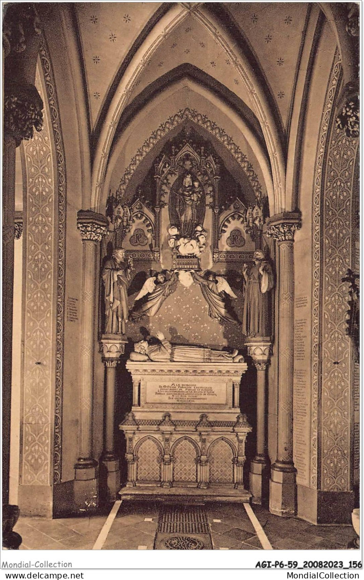 AGIP6-59-0485 - MARCQ-EN-BAROEUL - Monument De M. Le Chanoine Crévecoeur  - Marcq En Baroeul