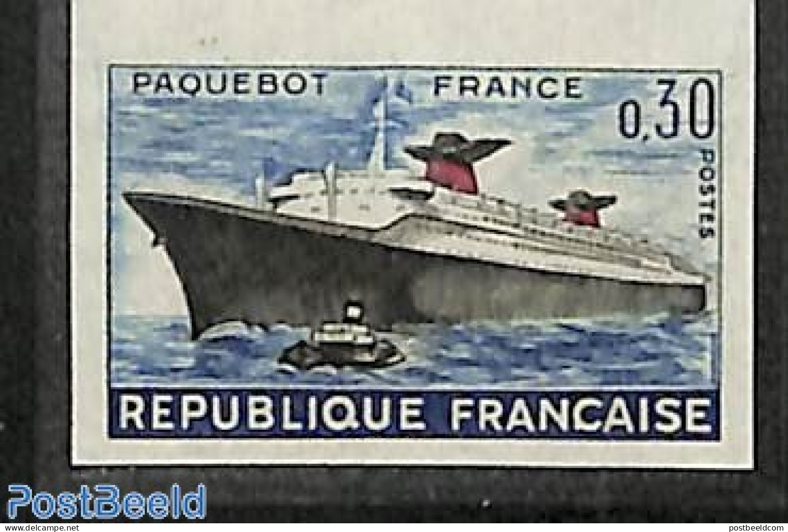 France 1962 France 1v, Imperforated, Mint NH, Transport - Ships And Boats - Unused Stamps