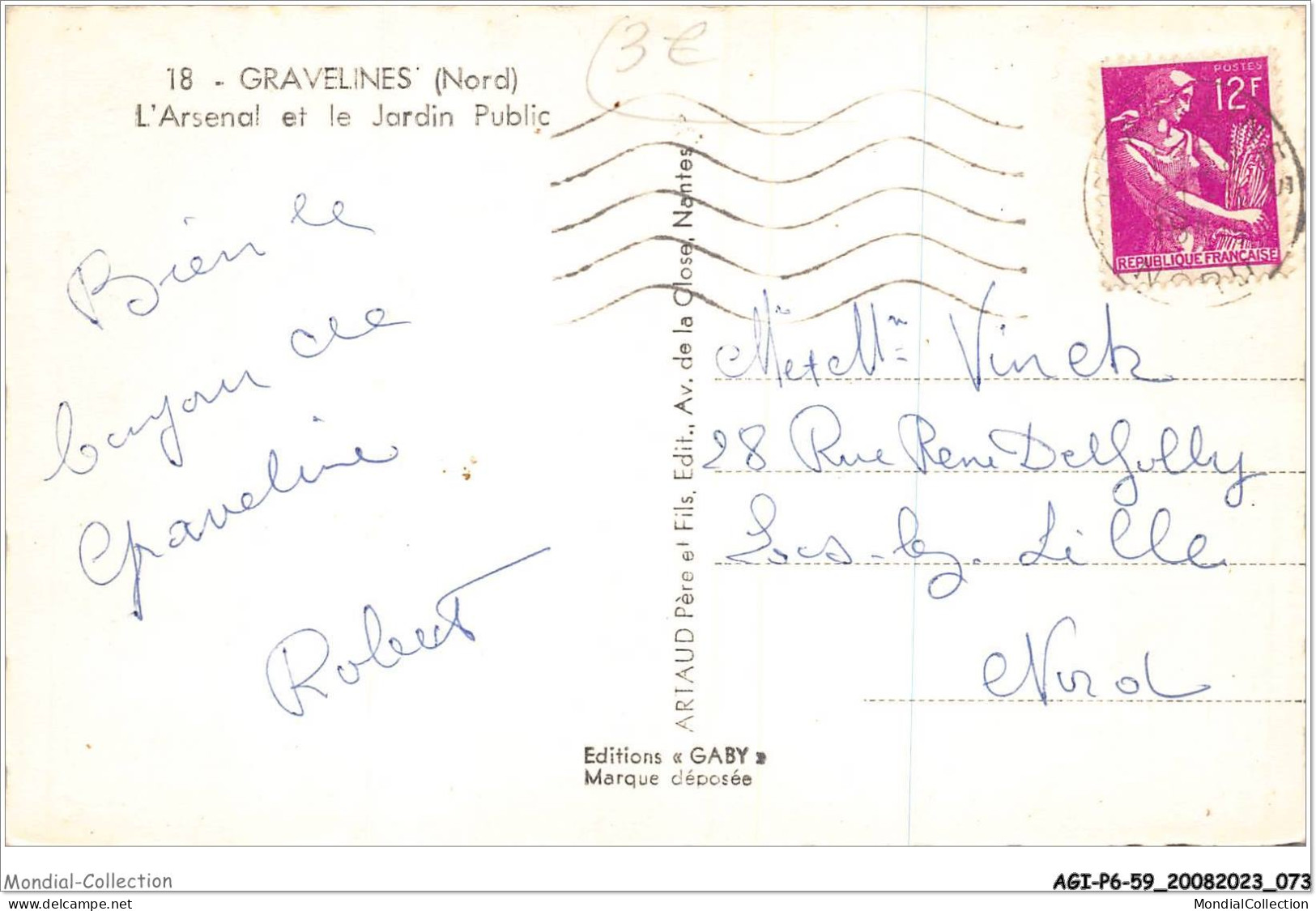 AGIP6-59-0442 - GRAVELINES -  Le Jardin Public Et L'arsenal  - Gravelines