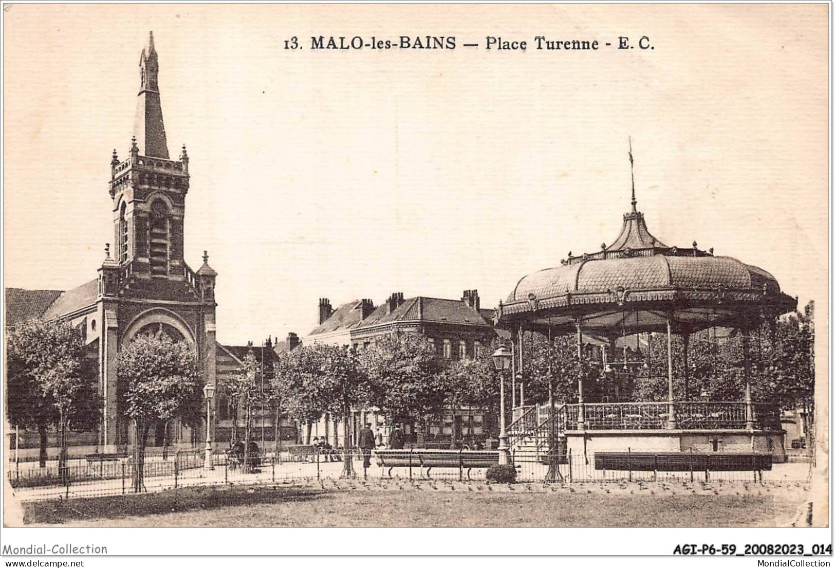 AGIP6-59-0413 - MALO-LES-BAINS - Place Turenne  - Malo Les Bains