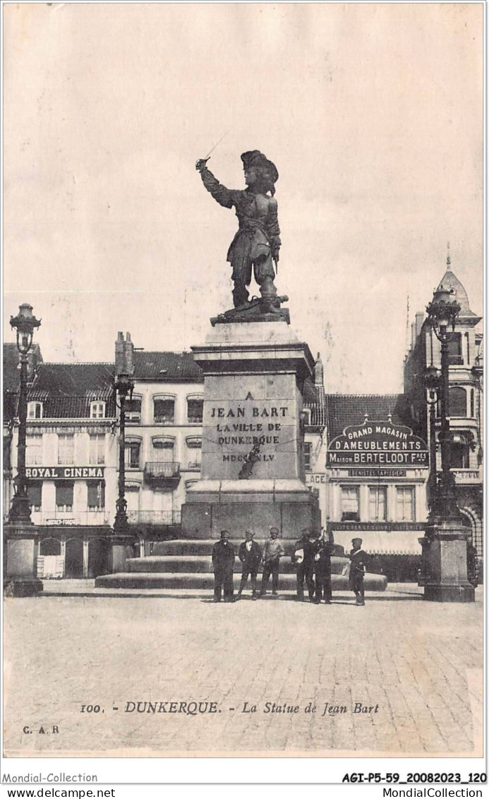 AGIP5-59-0391 - DUNKERQUE - La Statue De Jean-Bart  - Dunkerque