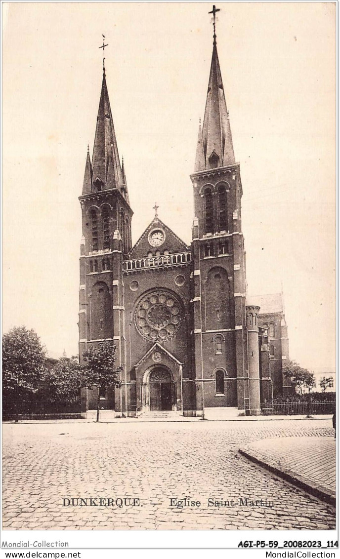 AGIP5-59-0388 - DUNKERQUE - L'eglise Saint-Martin  - Dunkerque