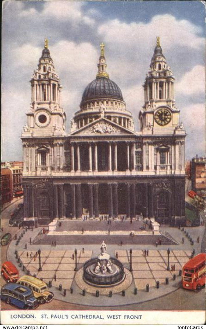 11474541 London St. Pauls Cathedral West Front  - Sonstige & Ohne Zuordnung