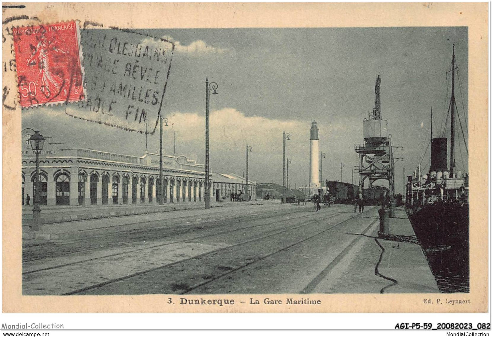 AGIP5-59-0372 - DUNKERQUE  - La Gare Maritime  - Dunkerque