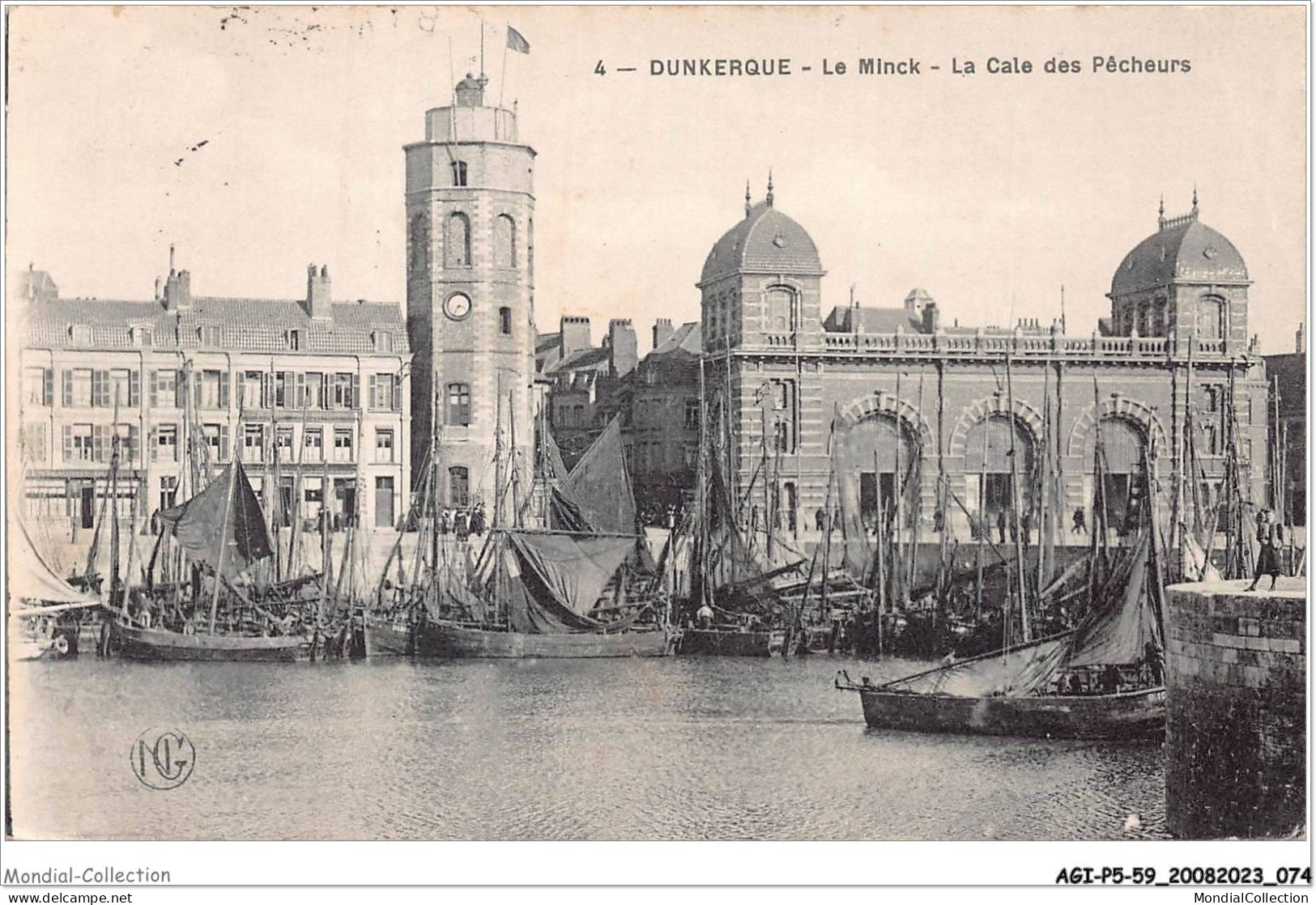 AGIP5-59-0368 - DUNKERQUE - Le Minck - La Cale Des Pecheurs  - Dunkerque