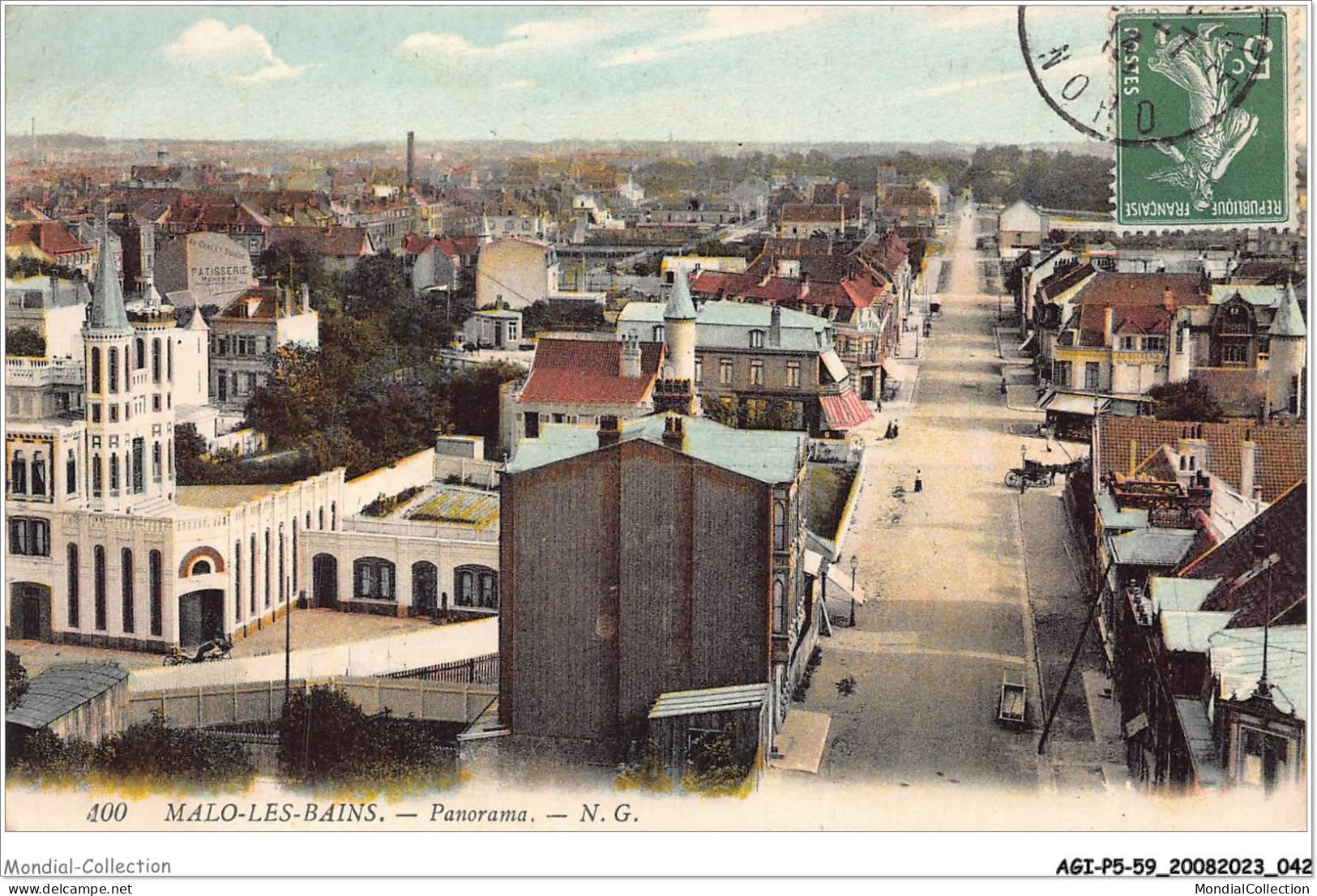 AGIP5-59-0352 -  MALO-LES-BAINS - Panorama  - Malo Les Bains