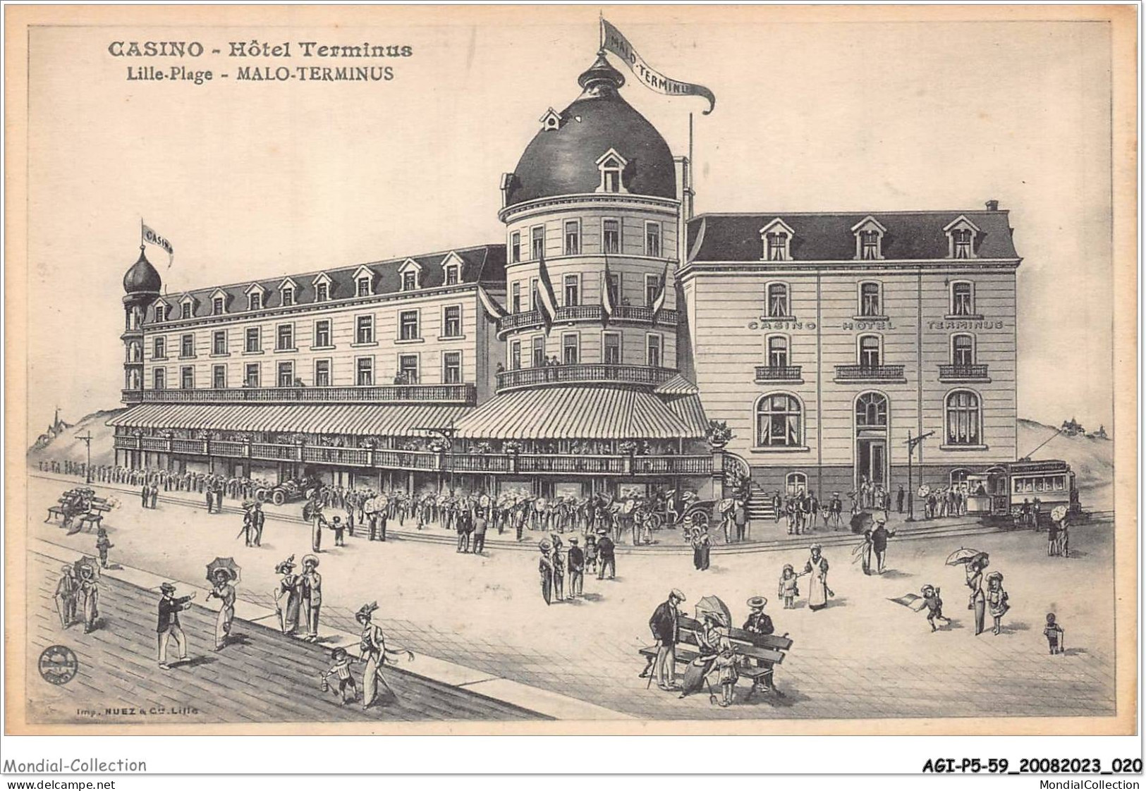 AGIP5-59-0341 - MALO-LES-BAINS - Hotel Terminus  - Malo Les Bains