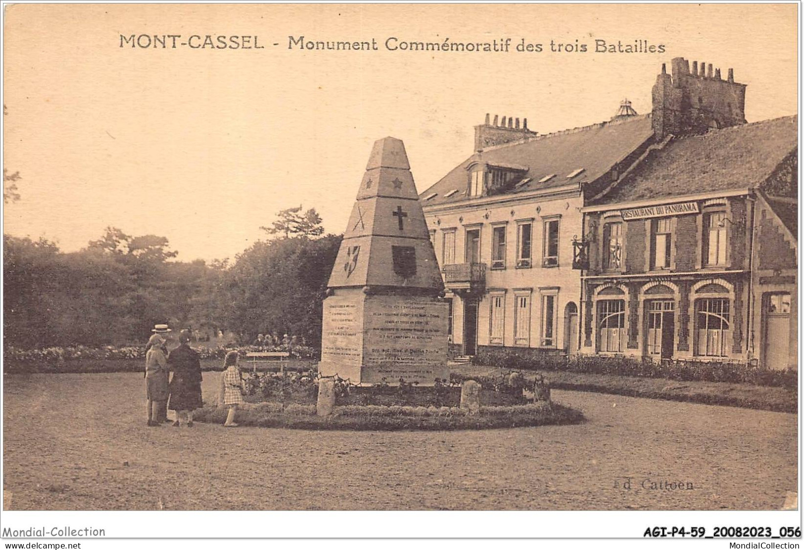 AGIP4-59-0285 - MONT-CASSEL - Monument Comémoratif Des Trois Batailles  - Cassel