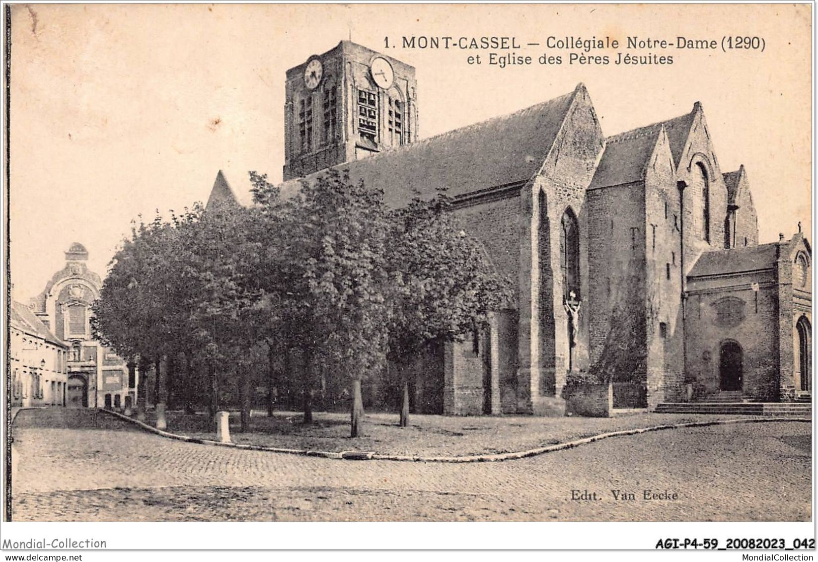 AGIP4-59-0278 - MONT-CASSEL - Collégiale Notre-dame Et Eglise Des Peres Jesuites  - Cassel