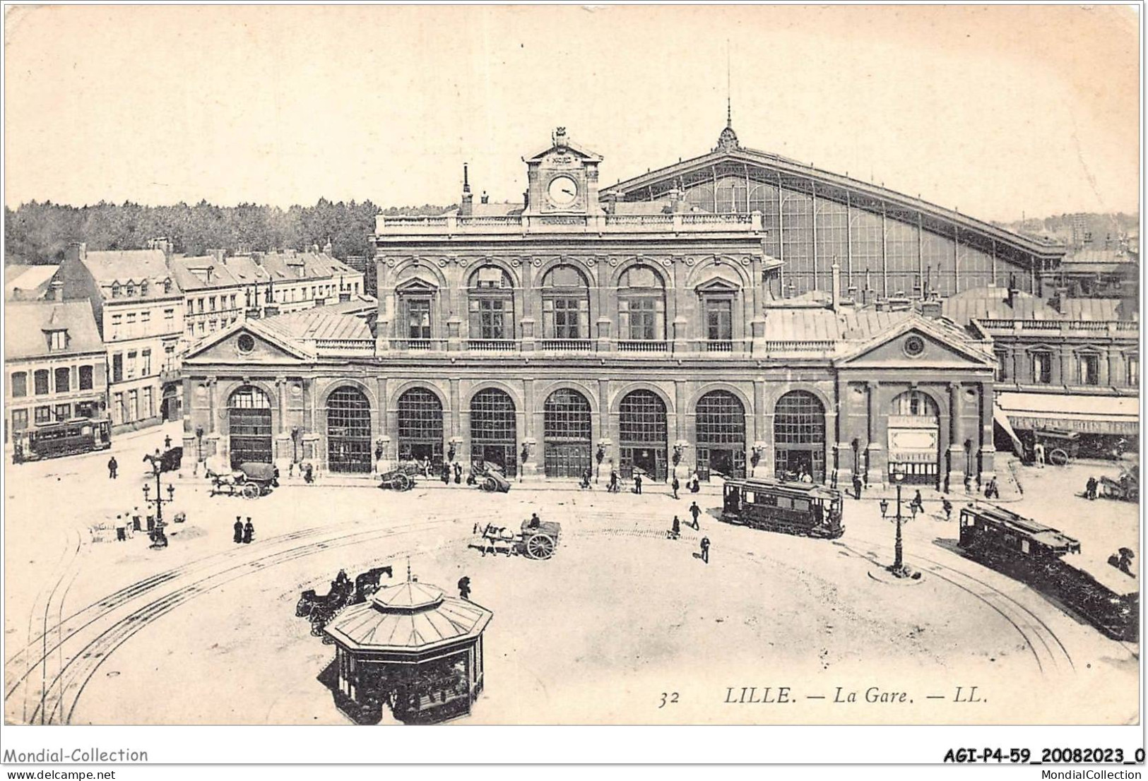 AGIP4-59-0257 - LILLE - La Gare  - Lille