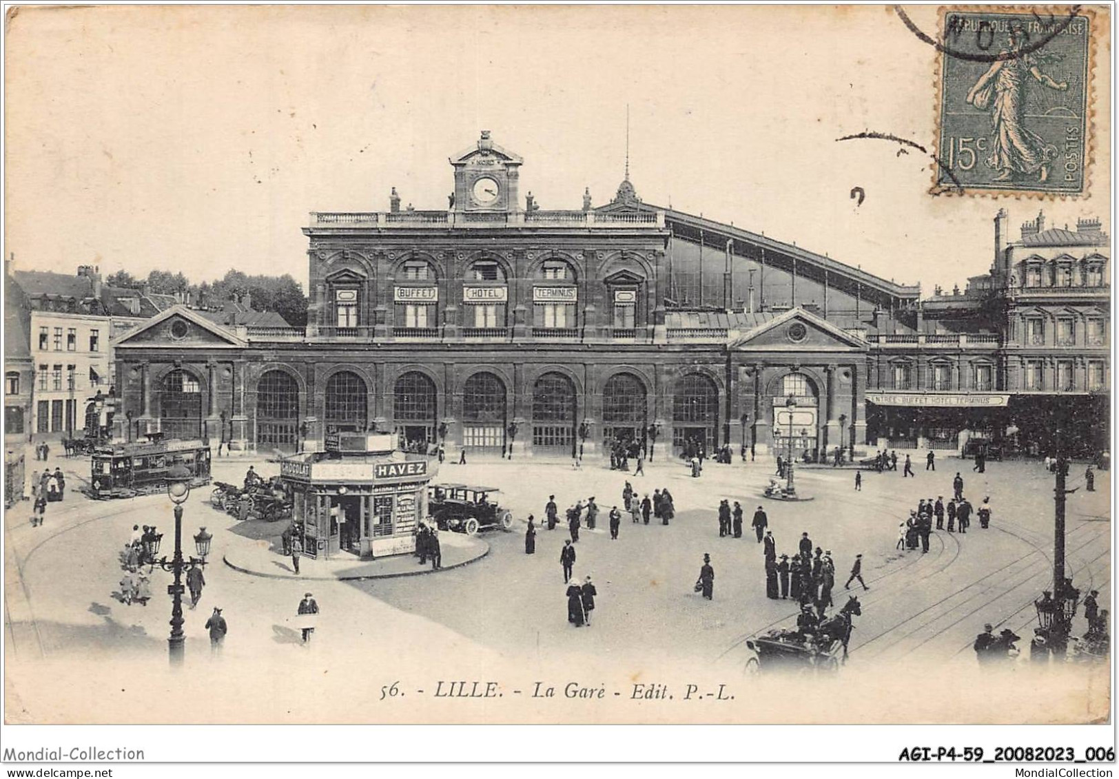 AGIP4-59-0260 - LILLE - La Gare  - Lille