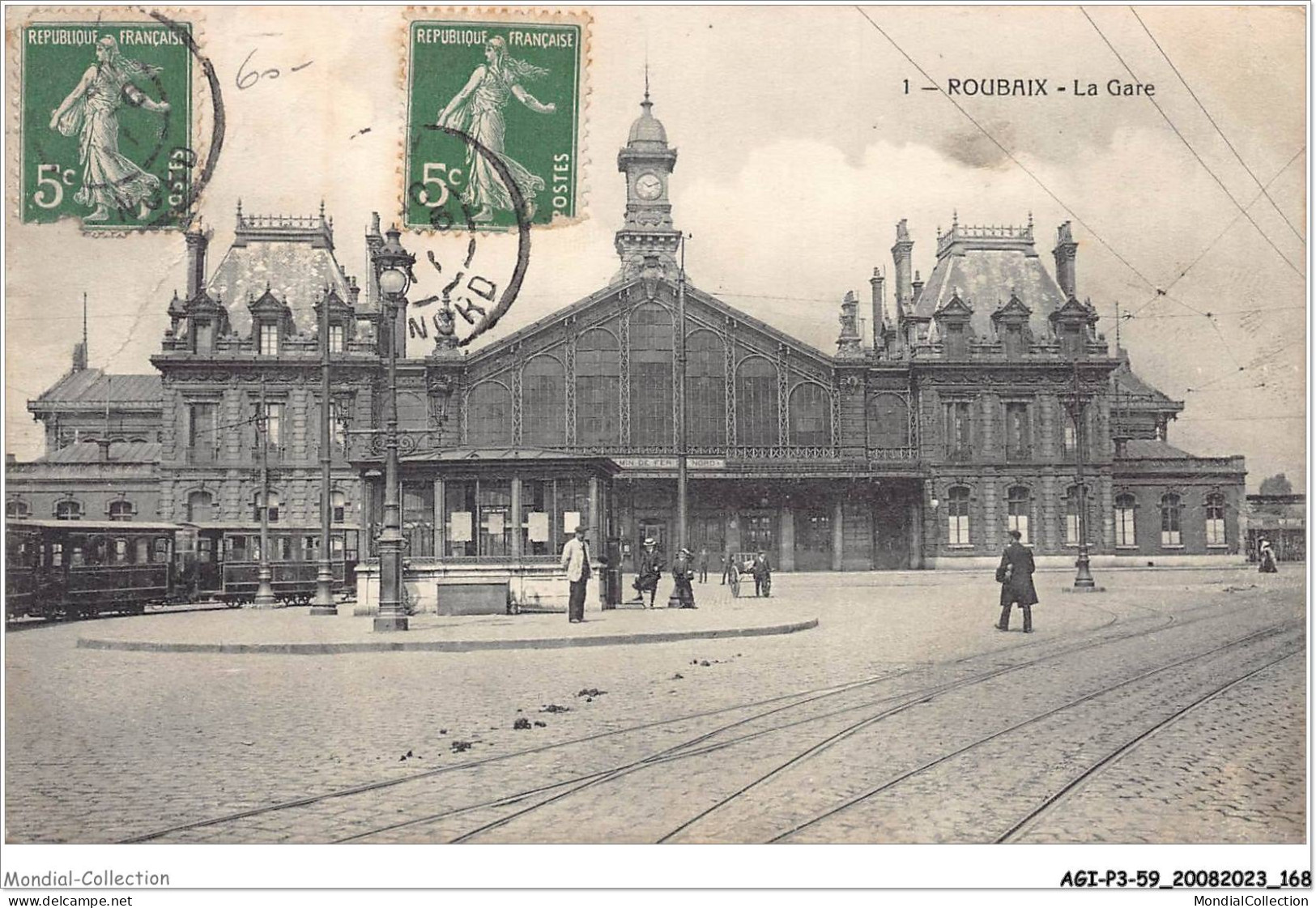 AGIP3-59-0254 - ROUBAIX - La Gare  - Roubaix