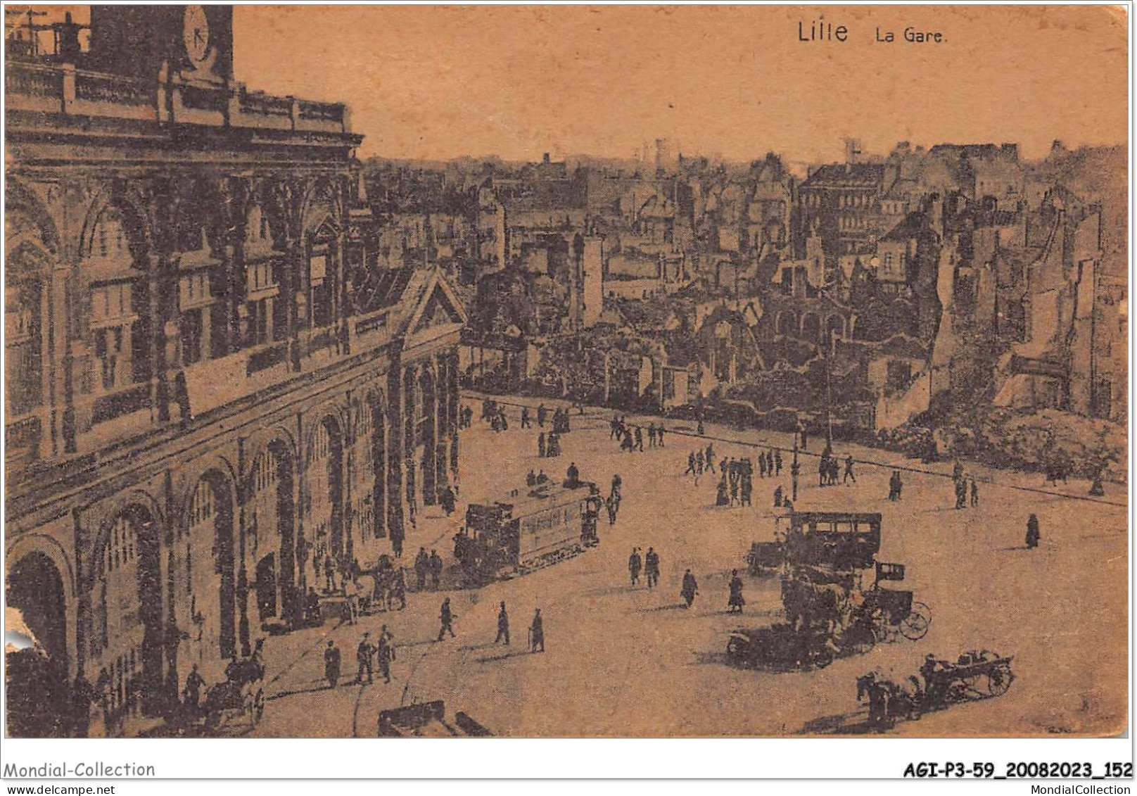 AGIP3-59-0246 - LILLE - La Gare  - Lille