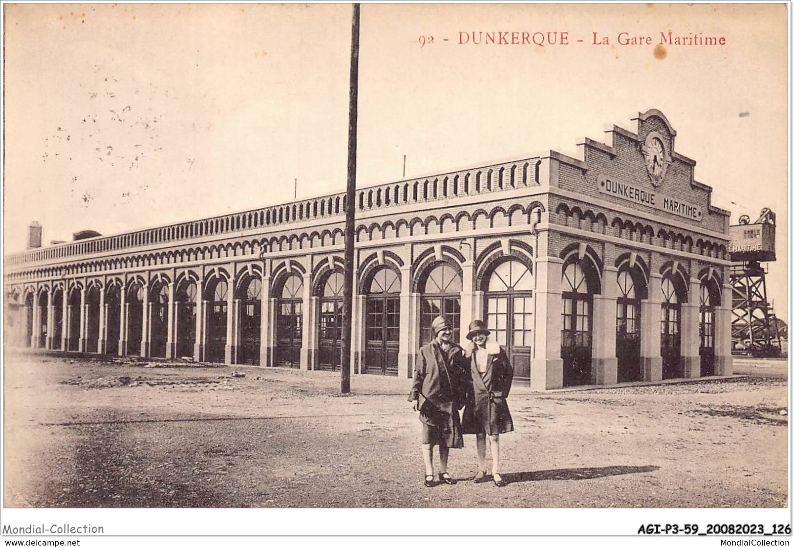 AGIP3-59-0233 - DUNKERQUE - La Gare Maritime  - Dunkerque