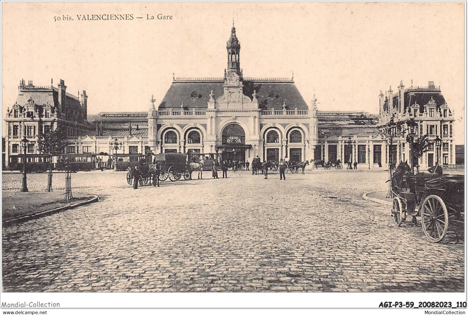 AGIP3-59-0225 - VALENCIENNES - La Gare  - Valenciennes