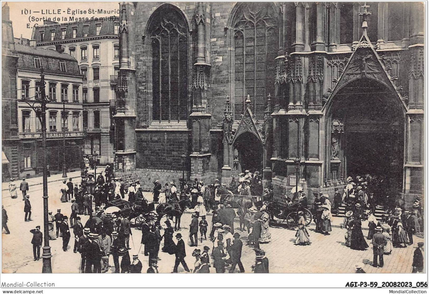 AGIP3-59-0198 - LILLE - Eglise St-Maurice  - Lille