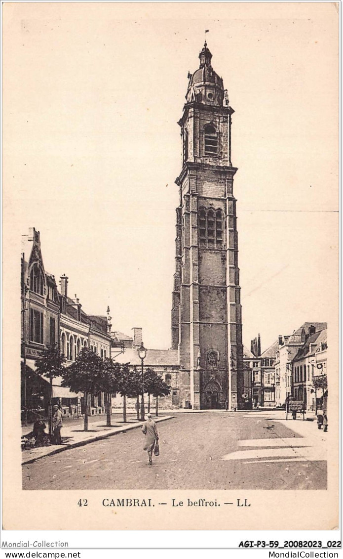 AGIP3-59-0181 - CAMBRAI - Le Beffroi  - Cambrai