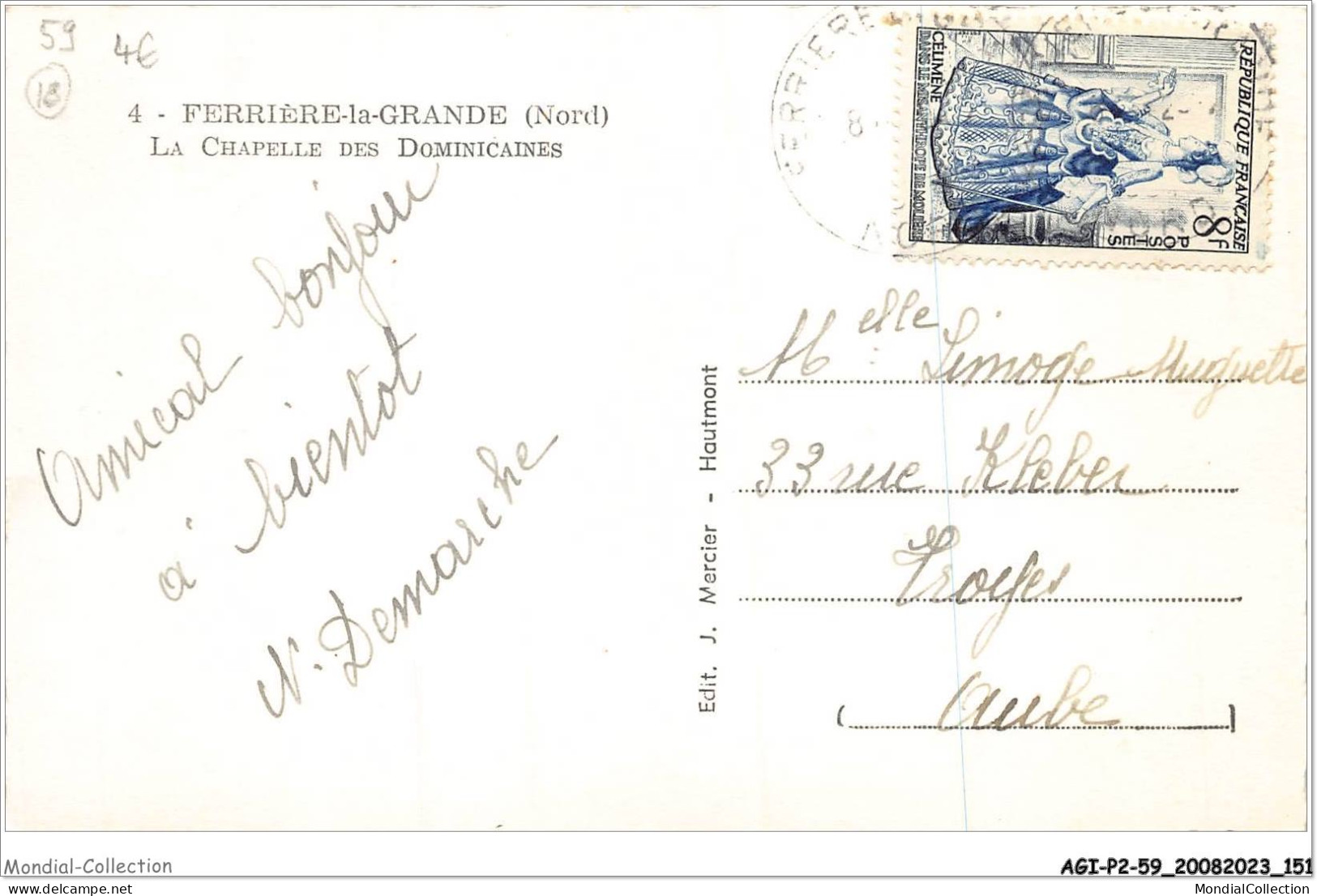 AGIP2-59-0161 - FERRIERE-LA-GRANDE - La Chapelle Des Dominicaines  - Altri & Non Classificati