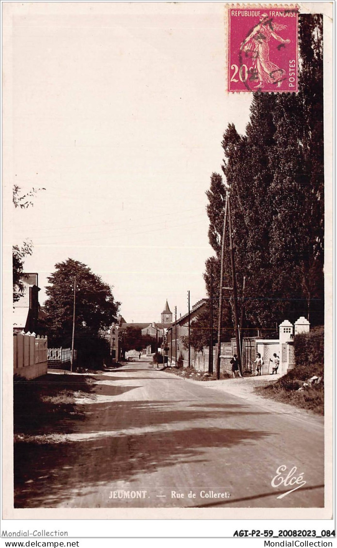 AGIP2-59-0128 - JEUMONT - Rue De Colleret  - Jeumont