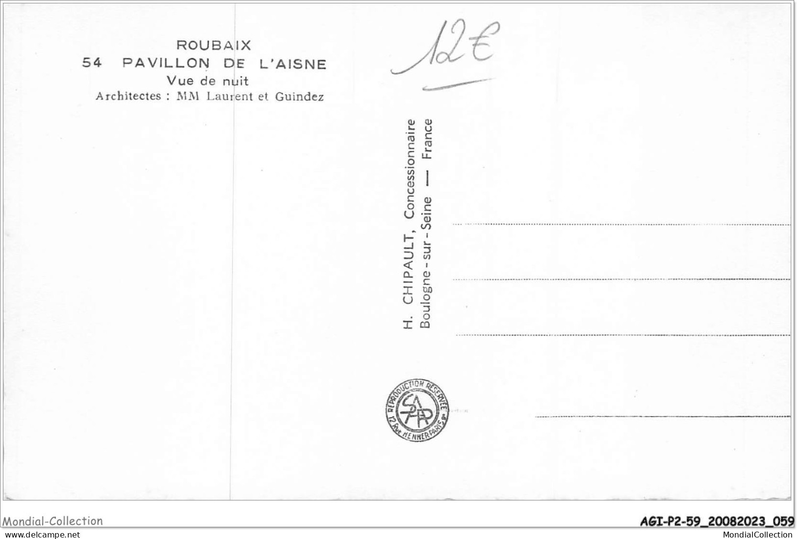 AGIP2-59-0114 - LILLE-ROUBAIX - Exposition Du Progrès Social - Pavillon De L'Aisne - Lille