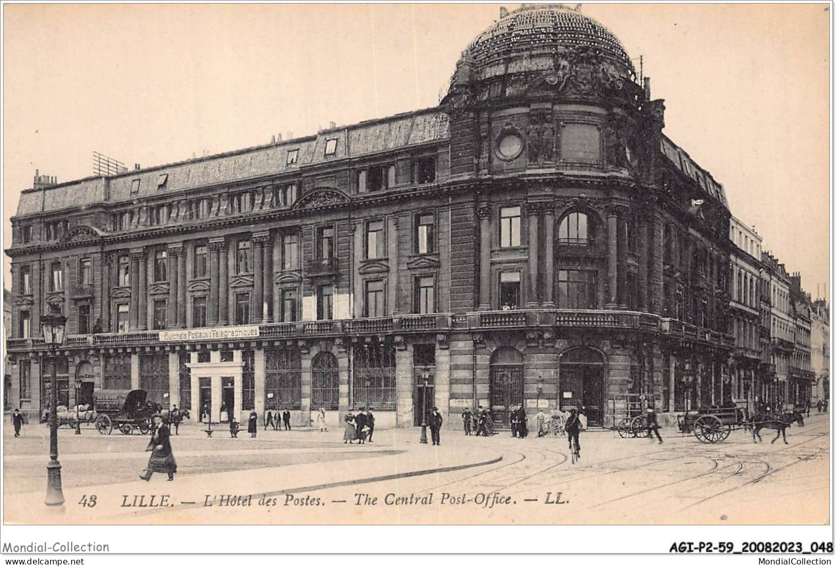 AGIP2-59-0109 - LILLE - L'hotel Des Postes  - Lille