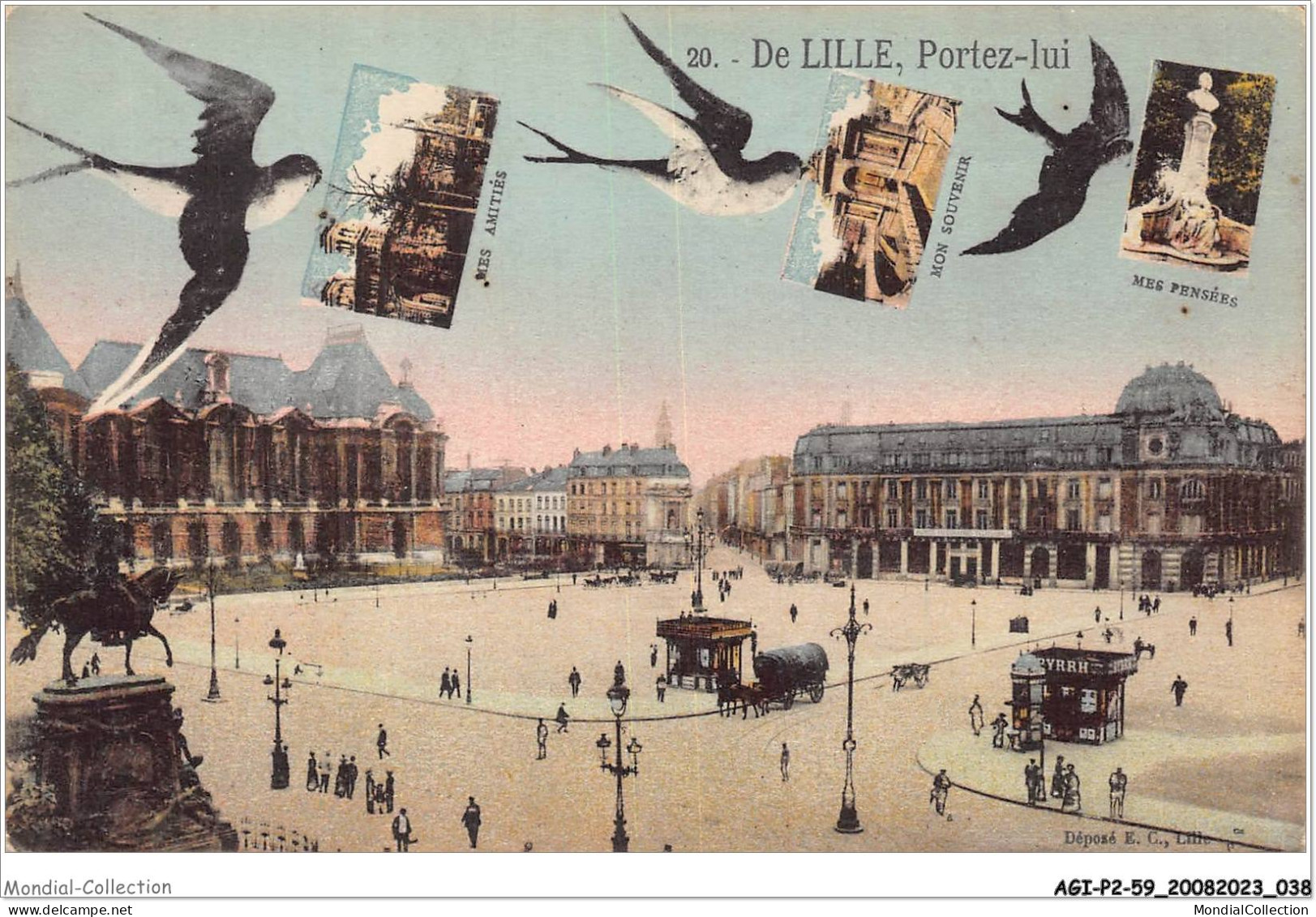 AGIP2-59-0104 - LILLE - Place  - Lille