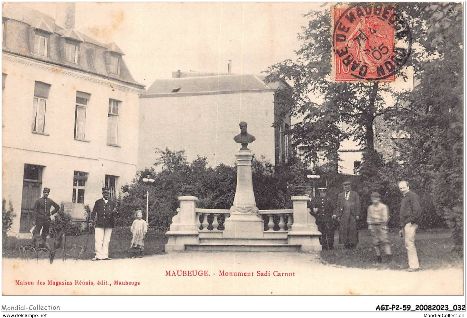 AGIP2-59-0101 - MAUBEUGE - Monument Sadi Carnot  - Maubeuge