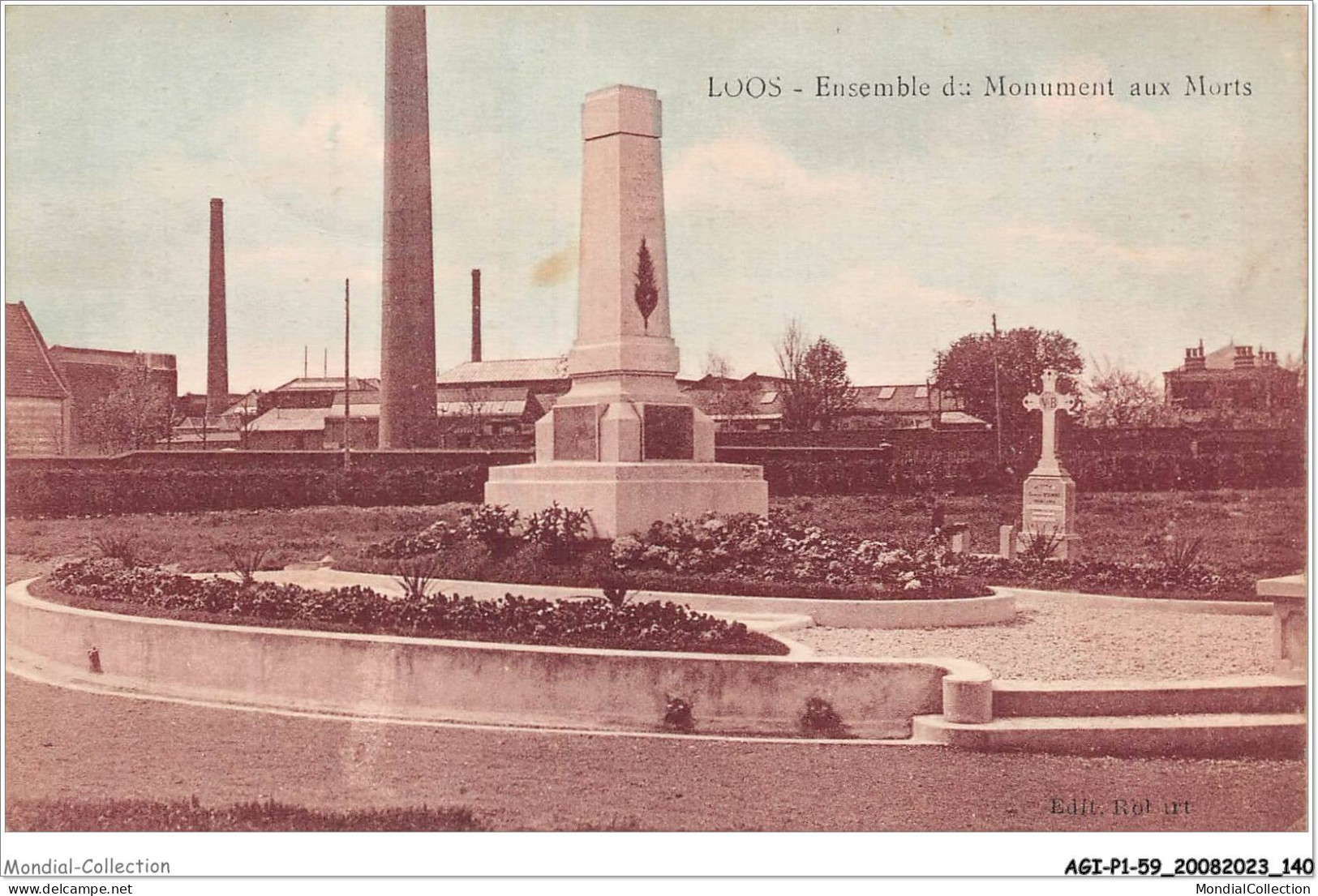 AGIP1-59-0072 - LOOS - Ensemble Du Monument Aux Morts  - Loos Les Lille