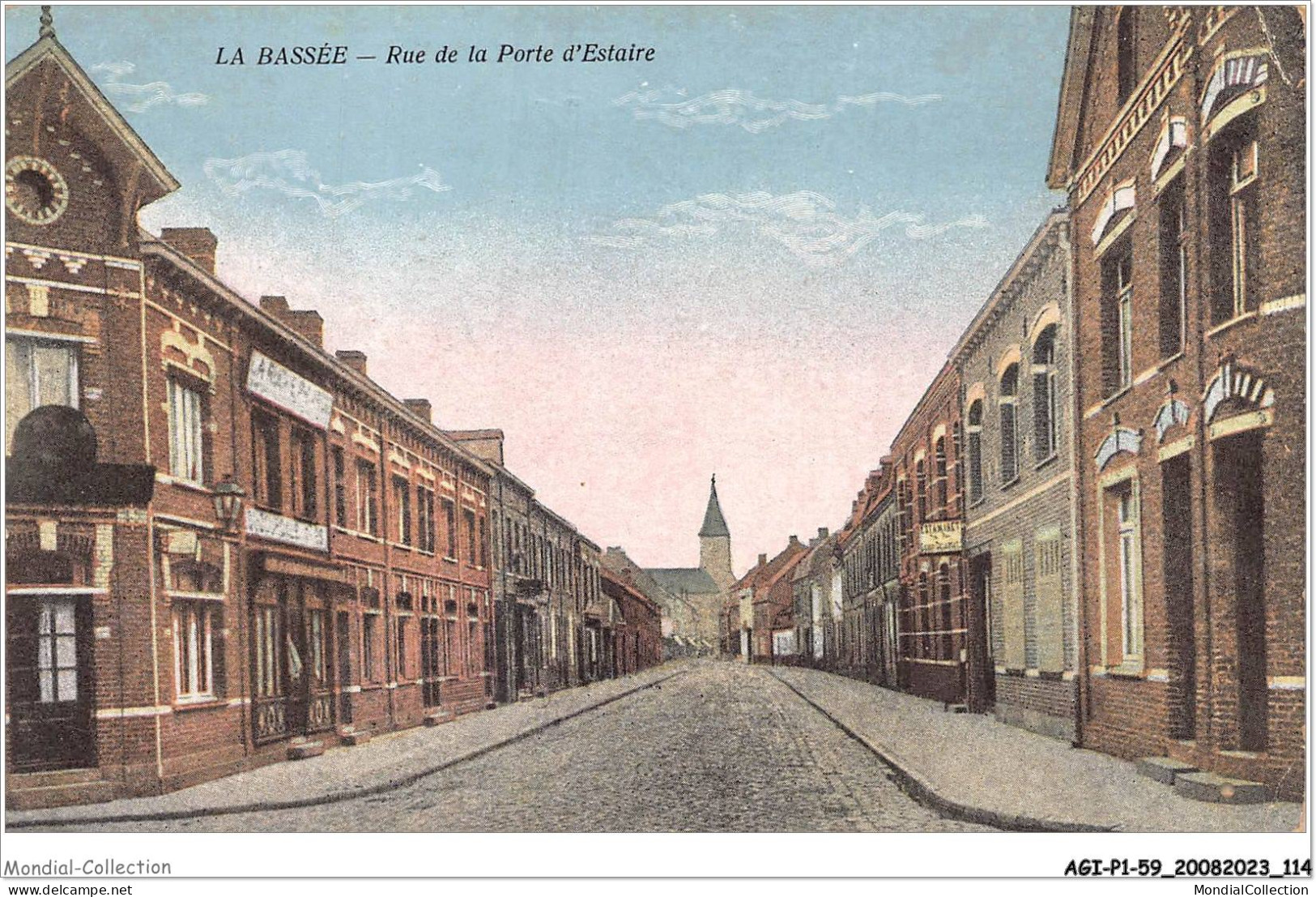 AGIP1-59-0059 - LA BASSEE - Rue De La Porte D'estaire - Altri & Non Classificati