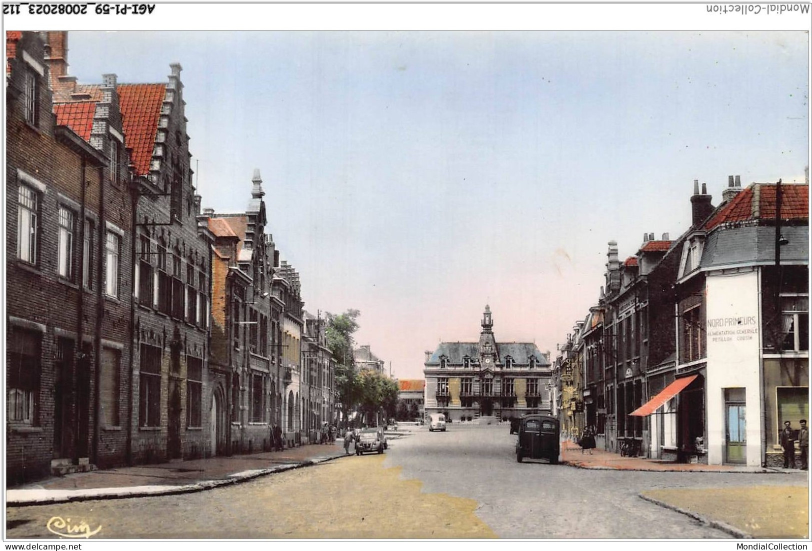 AGIP1-59-0058 - LILLE - La Bassée - Nord - Avenue Jean-Baptiste Lebas - La Mairie  - Lille