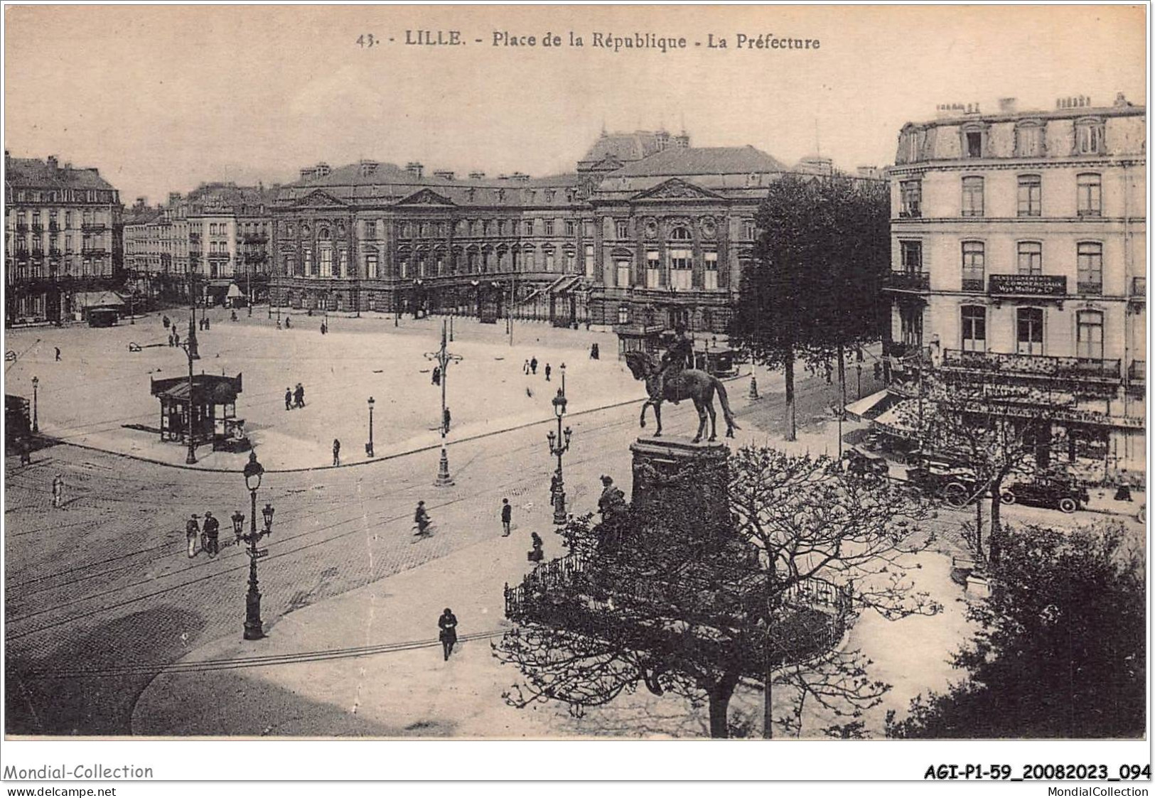 AGIP1-59-0049 - LILLE - Place De La République - La Préfecture  - Lille