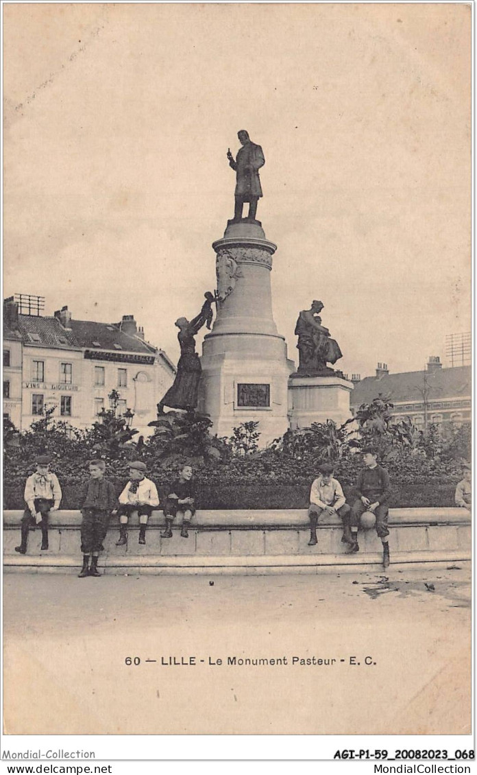 AGIP1-59-0036 - LILLE - Le Monument Pasteur  - Lille