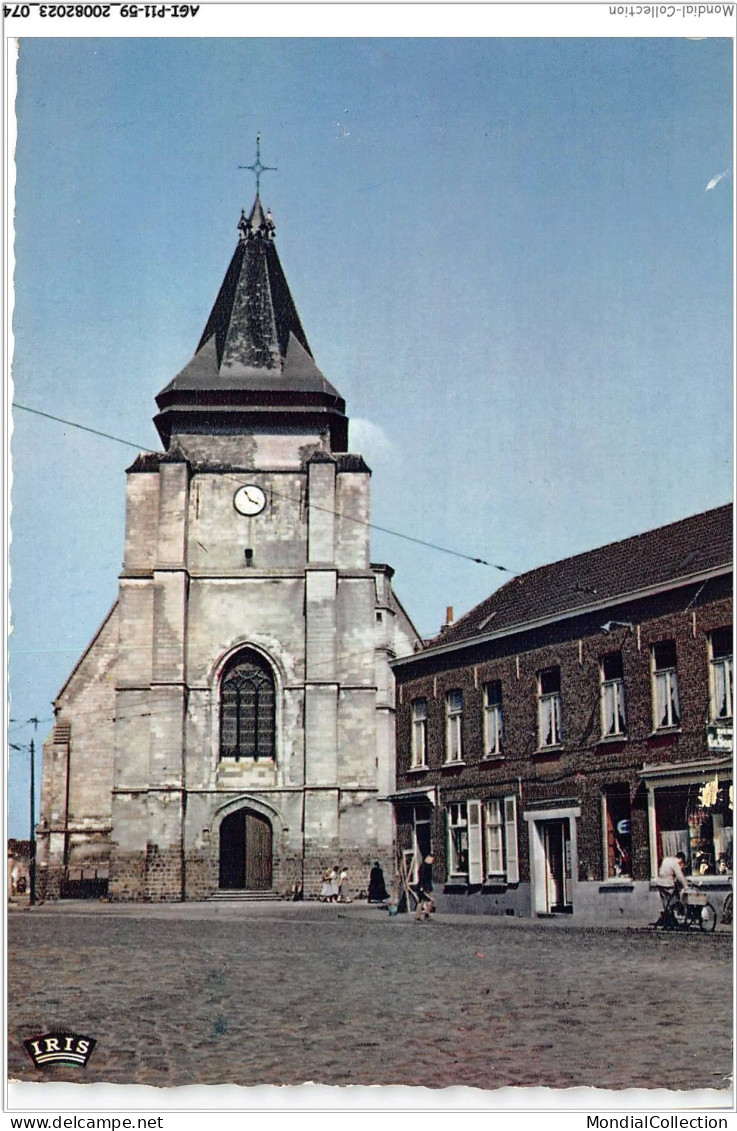 AGIP11-59-0798 - MARCQ-EN-BAROEIL - Place Du Général De Gaulle Et Eglise Saint-vincent - Marcq En Baroeul