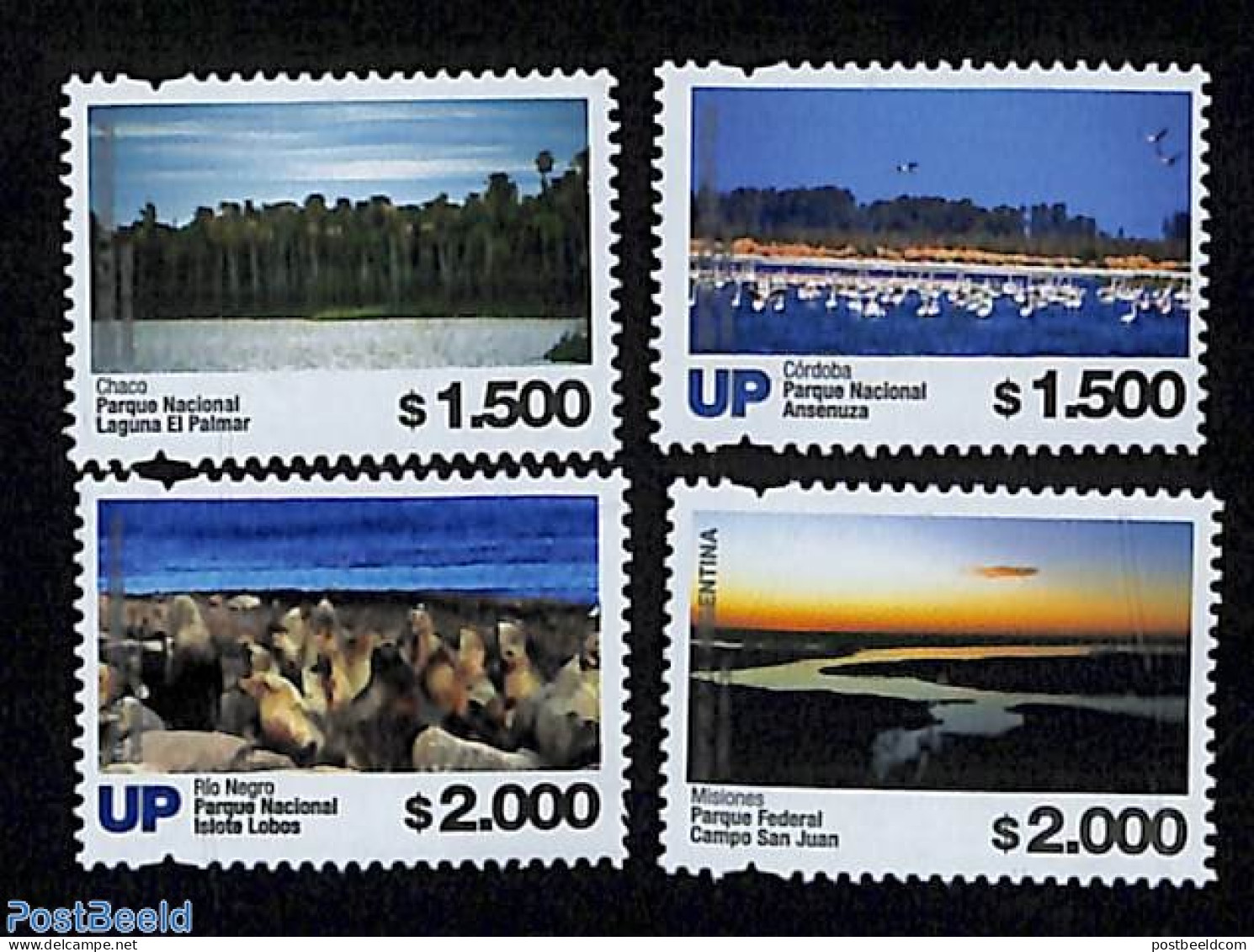 Argentina 2023 National Parks 4v, Mint NH, Nature - Birds - National Parks - Sea Mammals - Unused Stamps