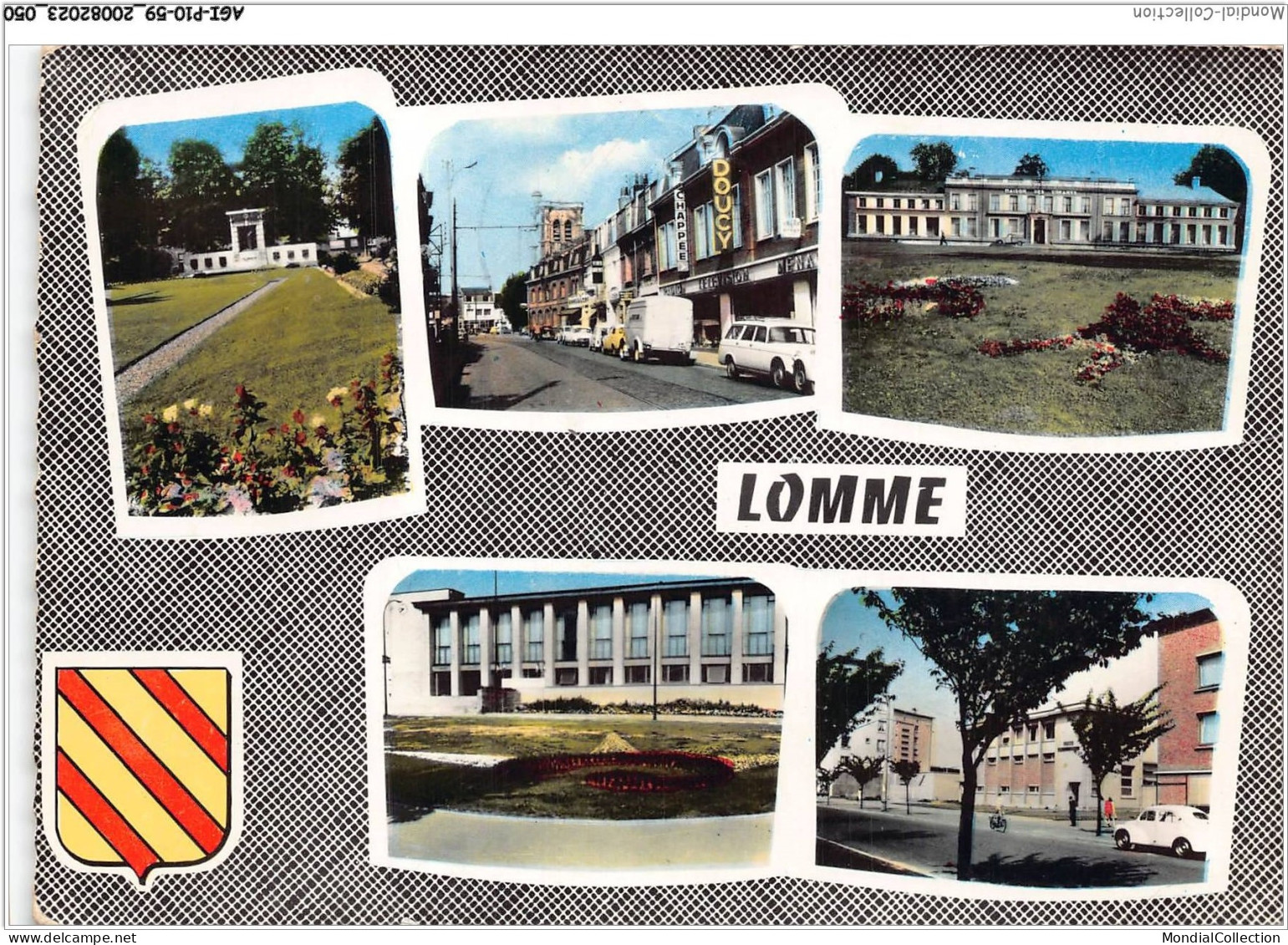 AGIP10-59-0741 - LOMME - Souvenir - Jardin, Chateau, Rues  - Lomme