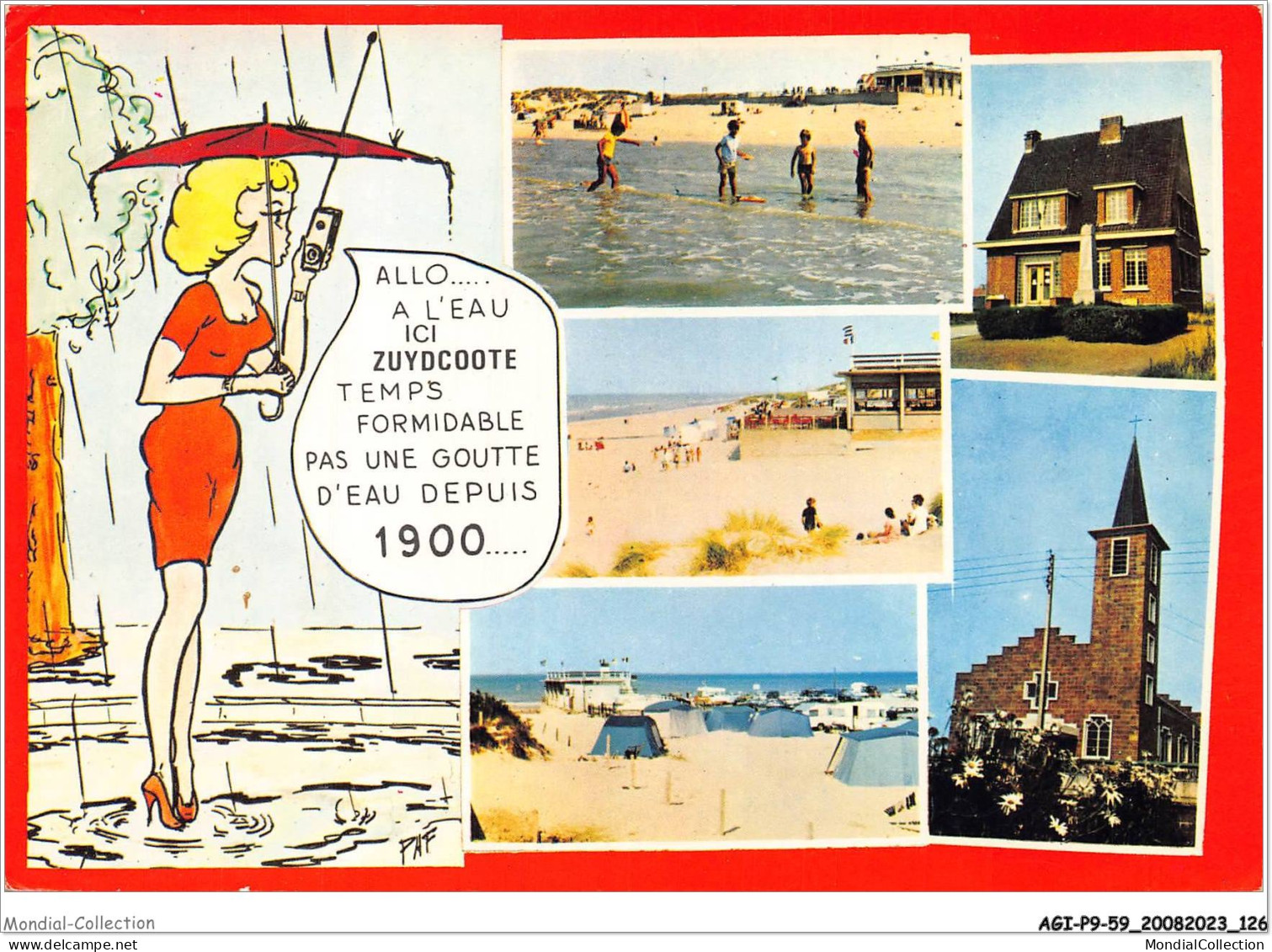 AGIP9-59-0710 - ZUYDCOOTE - Plage, Rue  - Autres & Non Classés