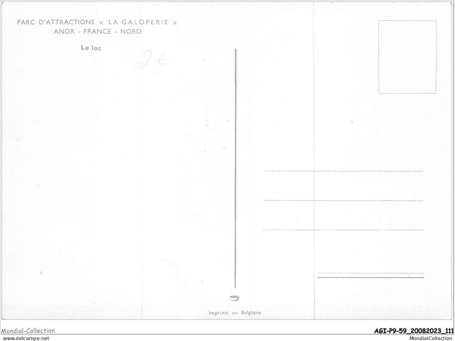 AGIP9-59-0702 - ANOR - Parc D'attraction La Galoperie - Le Lac - Andere & Zonder Classificatie