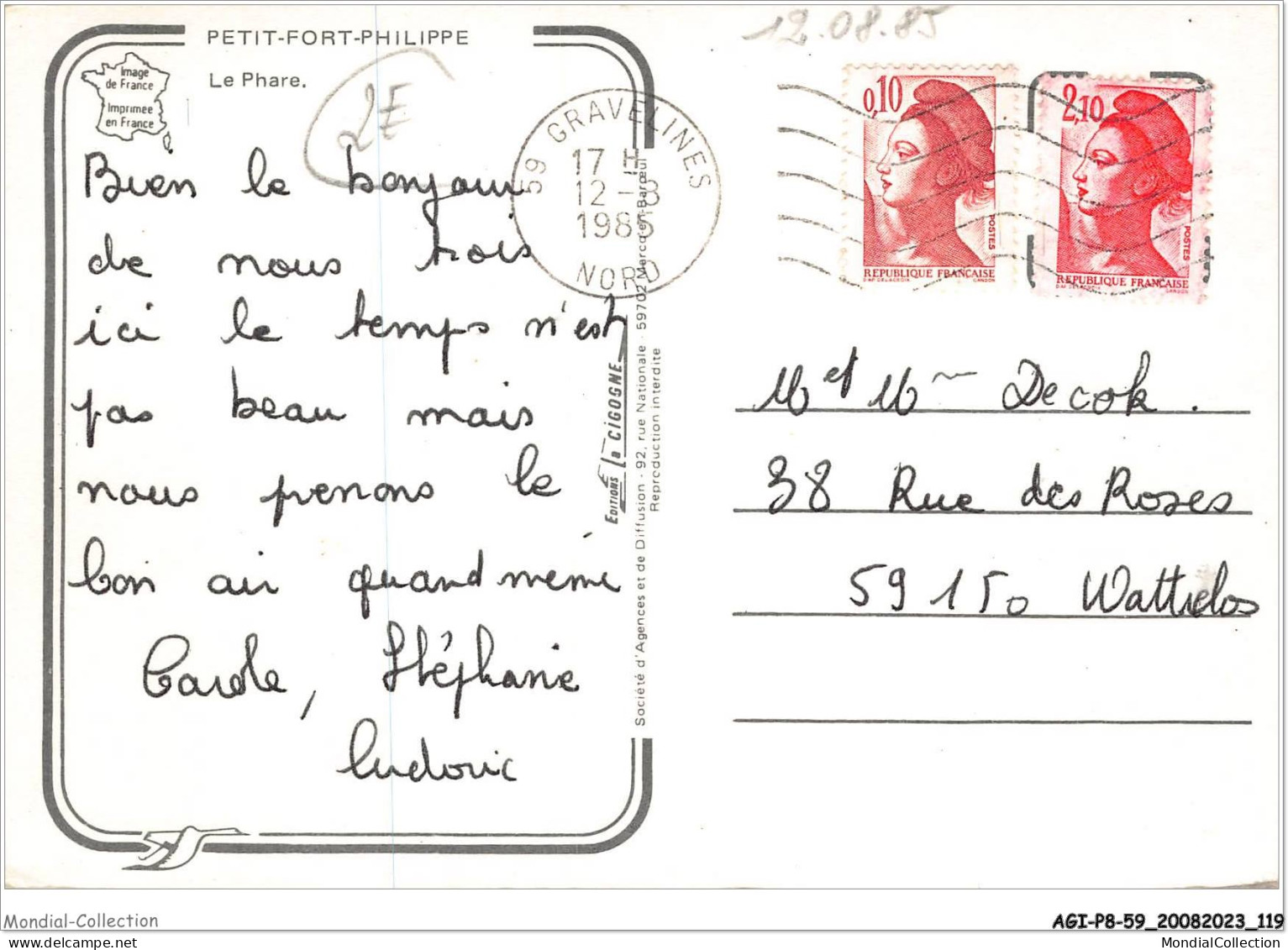 AGIP8-59-0639 - PETIT-FORT-PHILIPPE - Le Phare  - Other & Unclassified