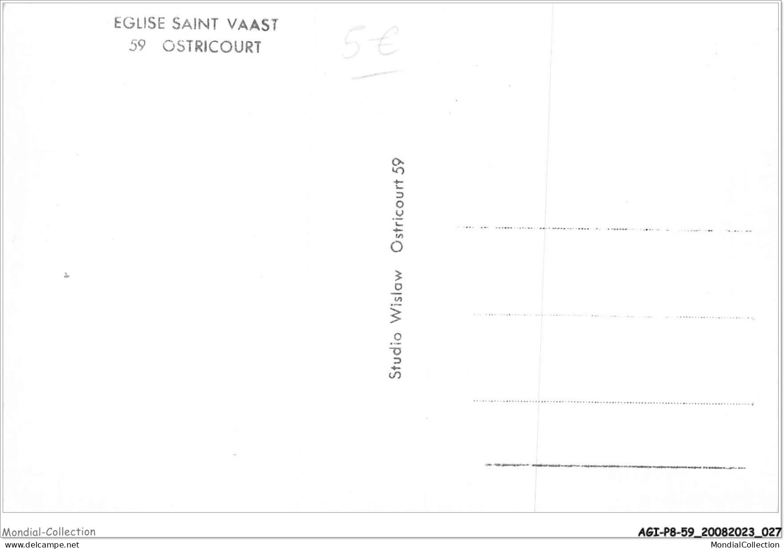 AGIP8-59-0593 - OSTRICOURT - L'eglise Saint-Vaast - Autres & Non Classés