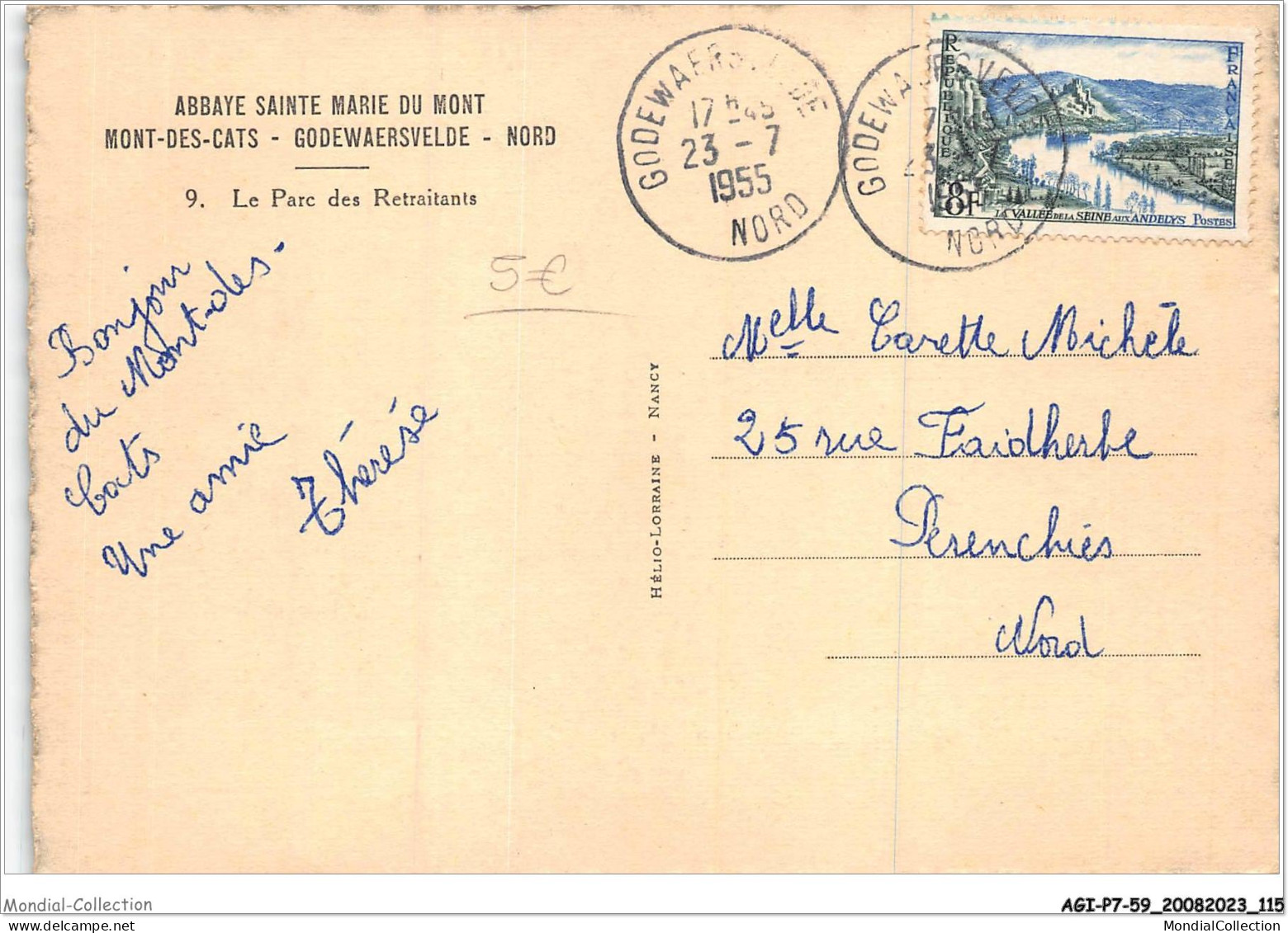 AGIP7-59-0566 - GODEWAERSVELDE - Abbaye Sainte Marie Du Mont  - Other & Unclassified